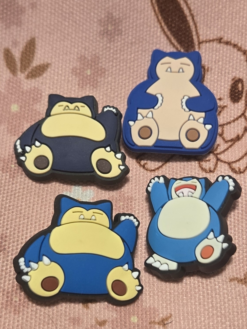 Snorlax Pokémon Croc Charms Jibbitz 4-Piece Set